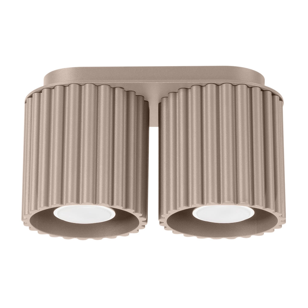 Lampada da soffitto AURA 2 taupe GU10