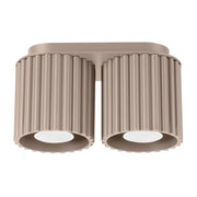 Lampada da soffitto AURA 2 taupe GU10