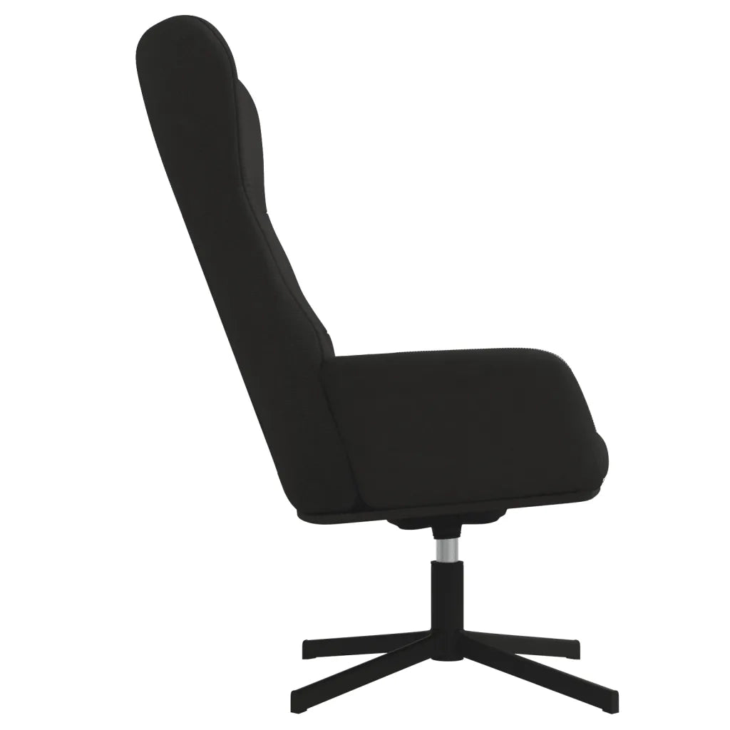 Poltrona Relax Nera in Velluto 341114