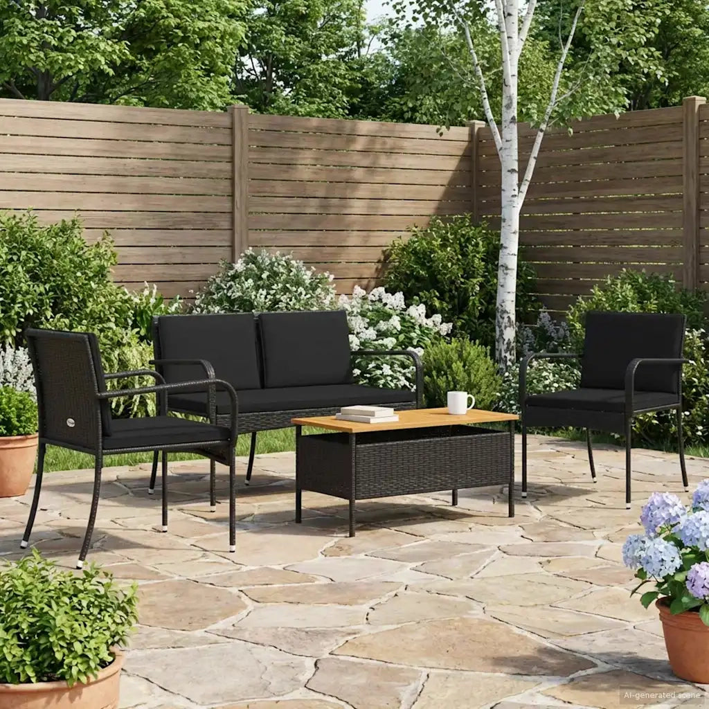 Set da giardino con cuscino acciaio 42025102