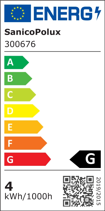 Applique esterno LED 3,6W 6500K satinata Polux Collum