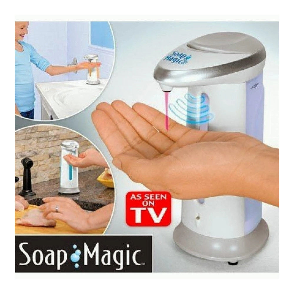 Trade Shop - Dispenser Erogatore Dosatore Sapone Automatico Infrarossi Con Fotocellula -
