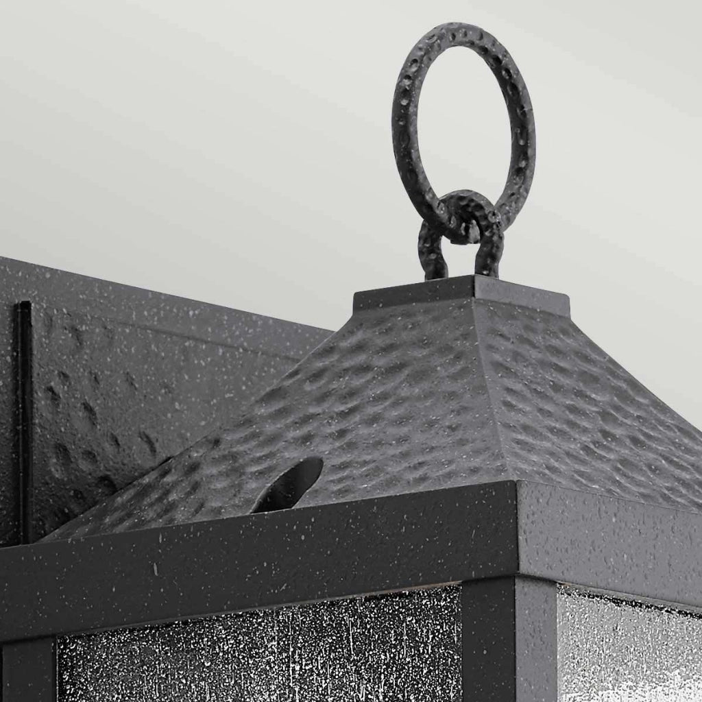 Applique esterno Springfield nero anticato E27 IP44 Kichler