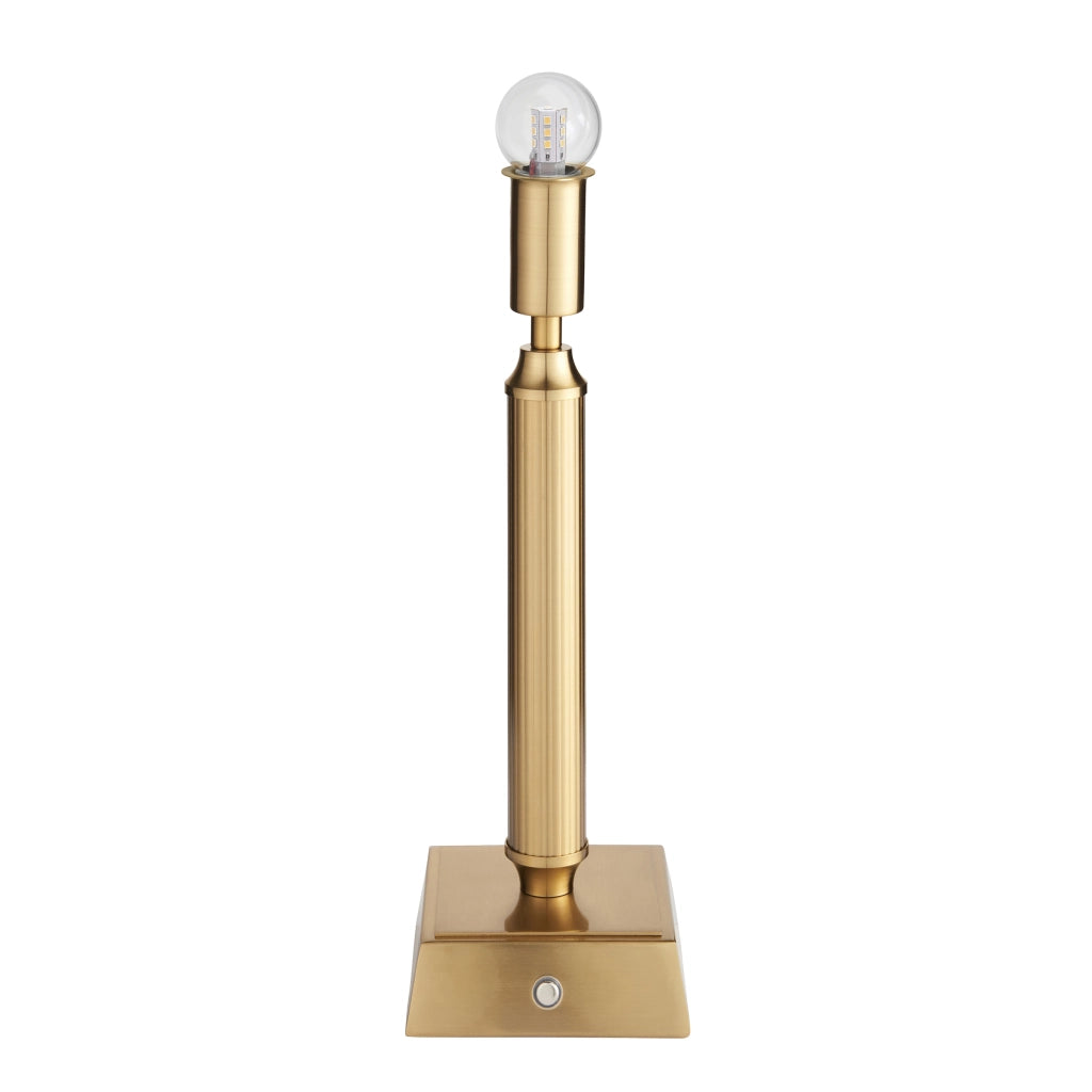 Base lampada tavolo ricaricabile touch ottone LED Endon