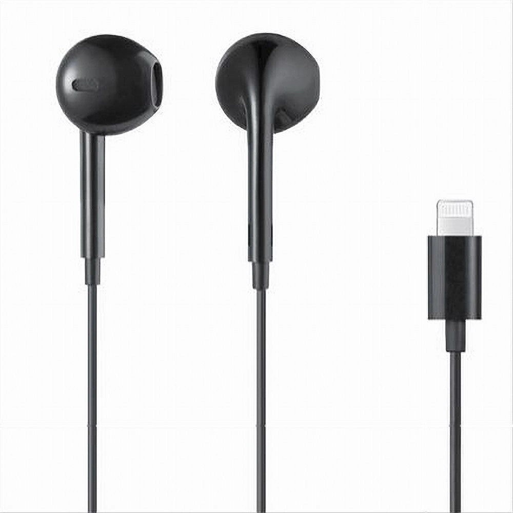 Trade Shop - Auricolari Cuffie Con Connettore Lightning Per Iphone Ipad Ipod Maxtech Au-ln01 -