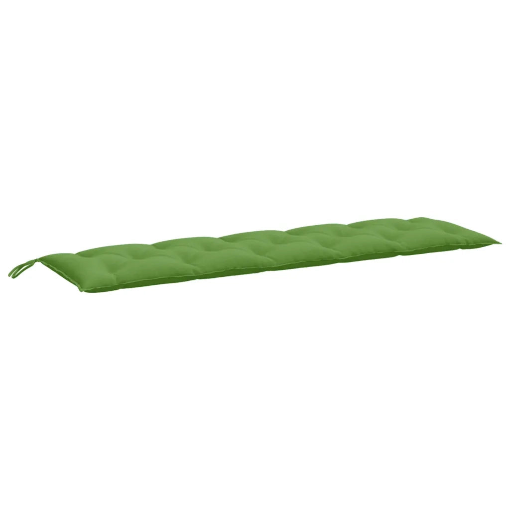Cuscino Panca da Giardino-Cuscini per panchina da esterno Verde M¨¦lange 180x50x7 cm in Tessuto