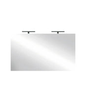 Specchio design con 2 led, 120x75 cm, collezione KUBRICK