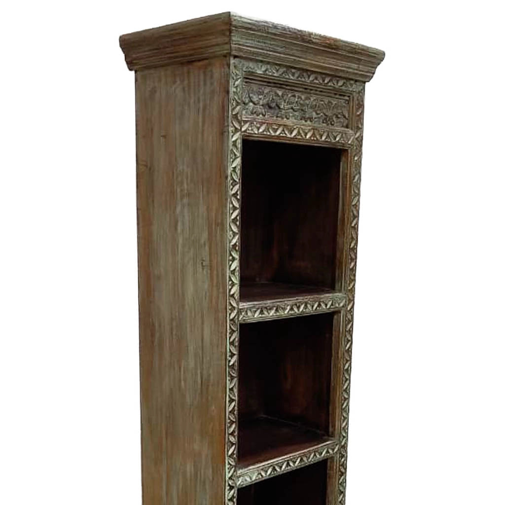 Libreria in legno artigianale, 51x35x183h cm