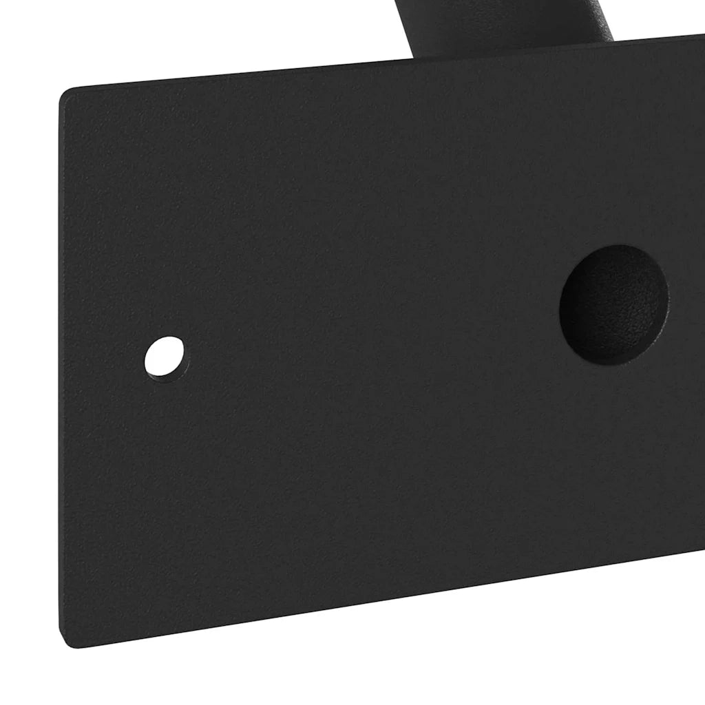 Supporto per Bandiera Nero 13 x 6 x 0,2 cm Acciaio CFW3829377