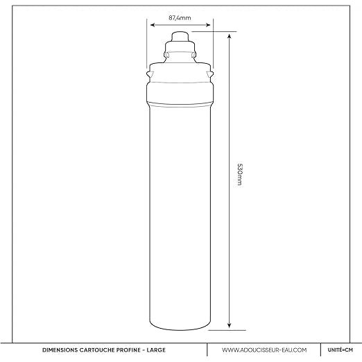 CARTUCCIA Filtro SILVER Large Profine THINK WATER
