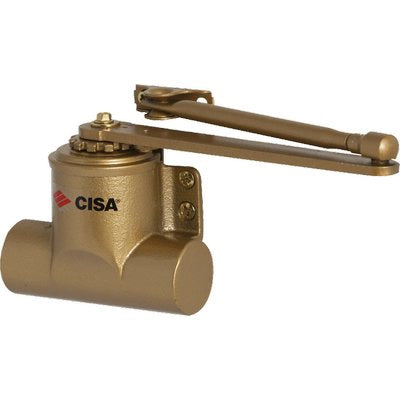 CHIUDIPORTA A MOLLA 601 CISA - VERN ORO BRACCIO STANDARD  FORZA 4- 1 pezzi