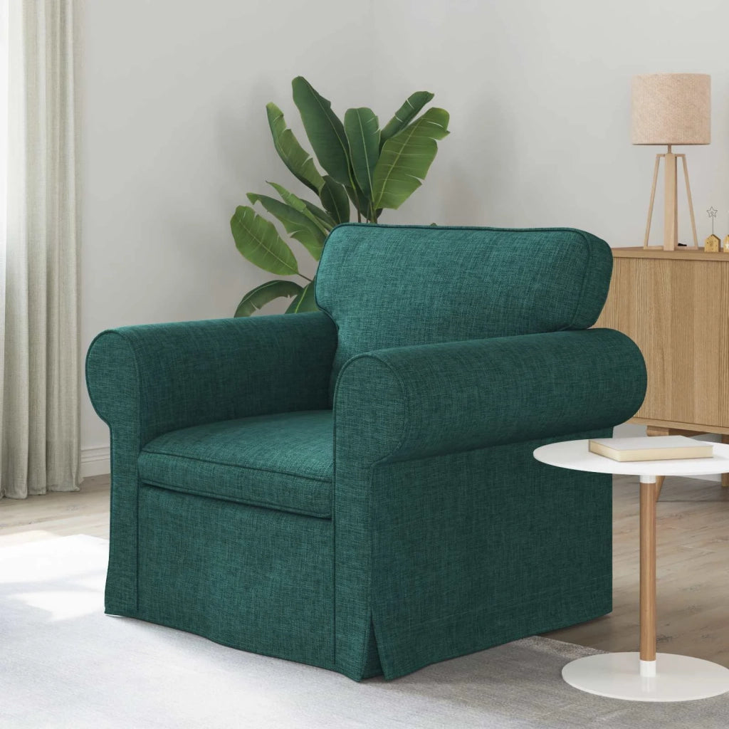 Divano Verde Scuro 95 x 82 x 80 cm Tessuto 42024295