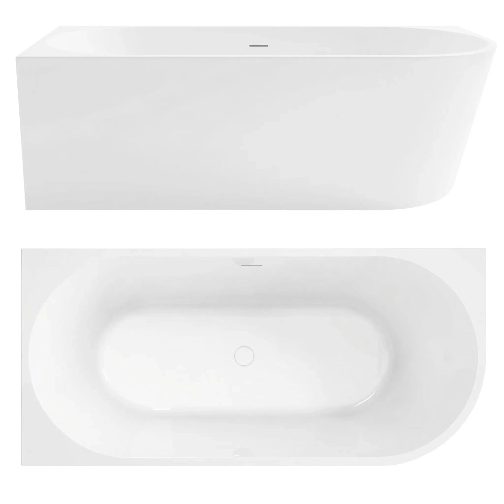 Vasca Bagno Sydney Bellanto Sinistra 150cm Copritappo bianco
