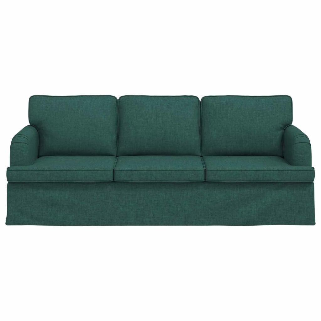 Divano Verde Scuro 201 x 80 x 85 cm Tessuto