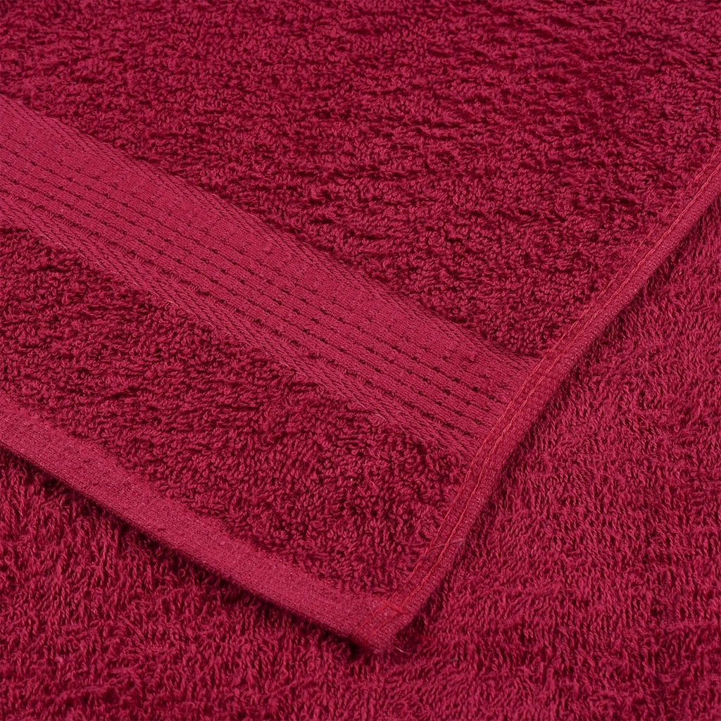 Asciugamani FROGN 10 pz Bordeaux 100x200 cm 360 g/m² 136748