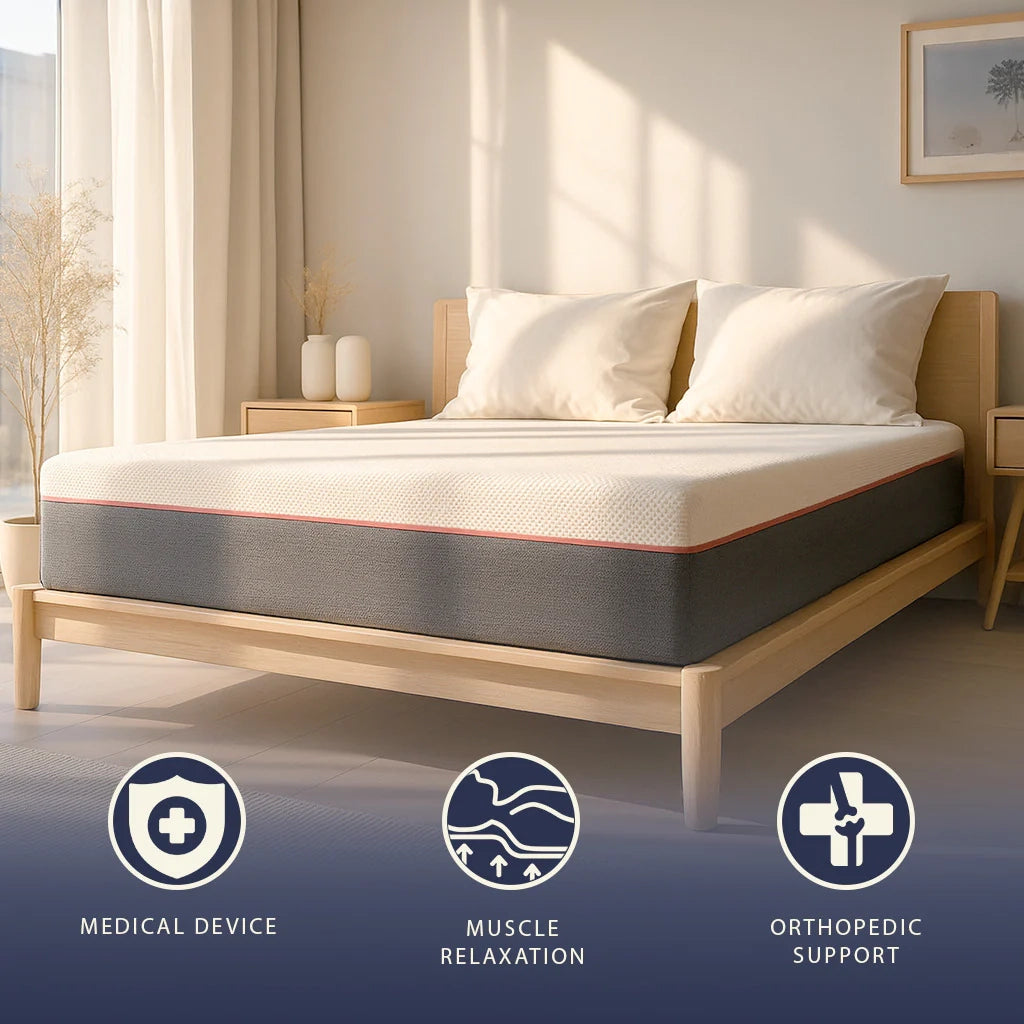 Materasso 90x200 Memory Breeze e Molle Insacchettate | Altezza 30 cm |  Sfoderabile, Anallergico e Traspirante | Made in Italy
