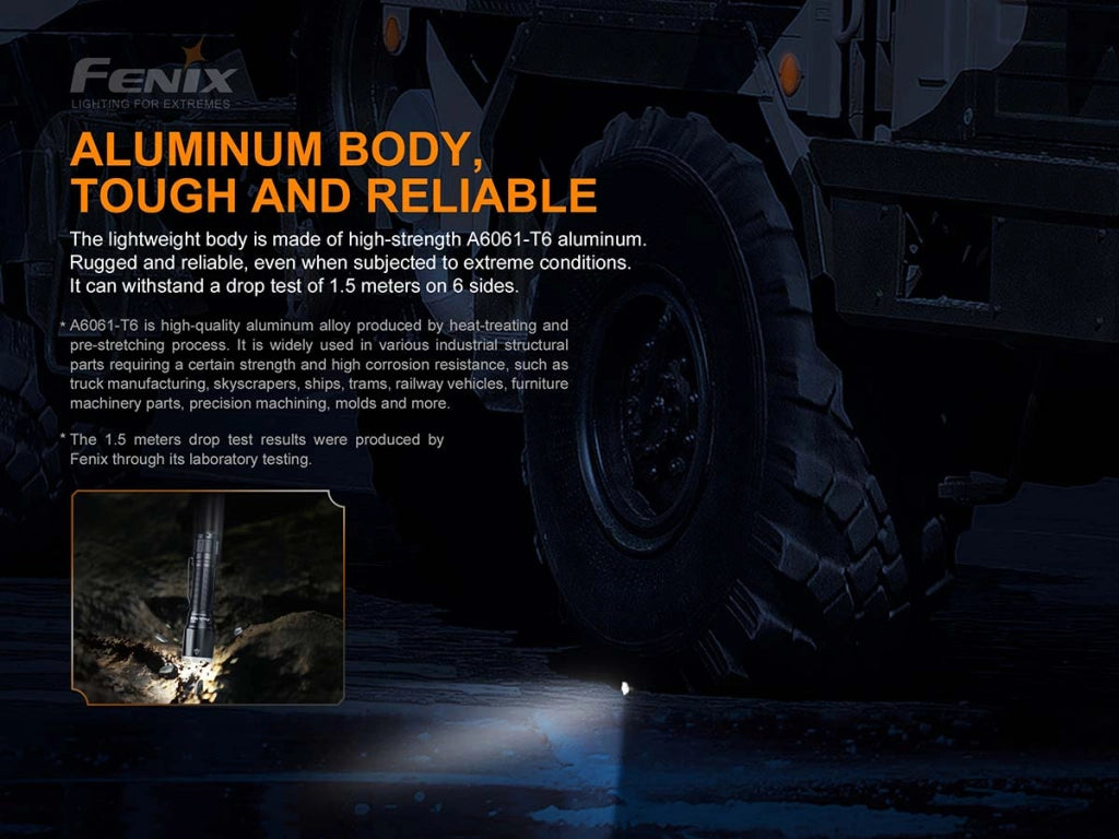 Torcia FENIX TK16 V2.0 alluminio nero 3100 lumen