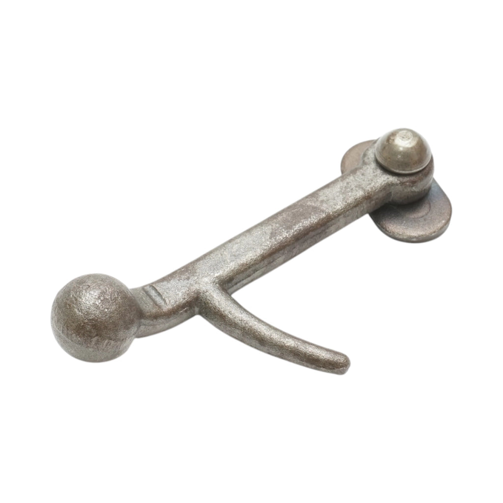 Chiusura della saracinesca del rimorchio sinistro con sfera e occhio 155x70x30mm
