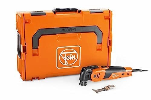 FEIN 72296863000 MULTIMASTER MM 700 MAX Utensile Multifunzione 450 W Attacco StarlockMax Cambio Accessori QuickIN Valigetta L-BOXX 136 colore Nero