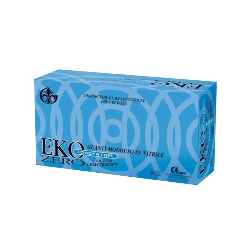Guanti Nitrile Eko Zero Powder Free pz.100 M