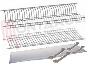 Colapiatti Scolapiatti pensile plastificato con Vassoio 86 cm