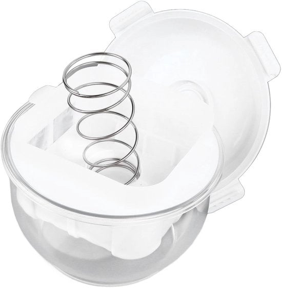 Yoghurt maker con separatore - contenitore trasparente - facile da pulire - riutilizzabile