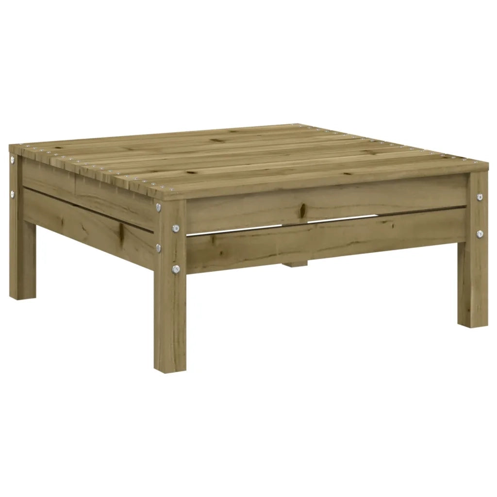 Set Divani da Giardino 9pz con Cuscini Legno Impregnato di Pino