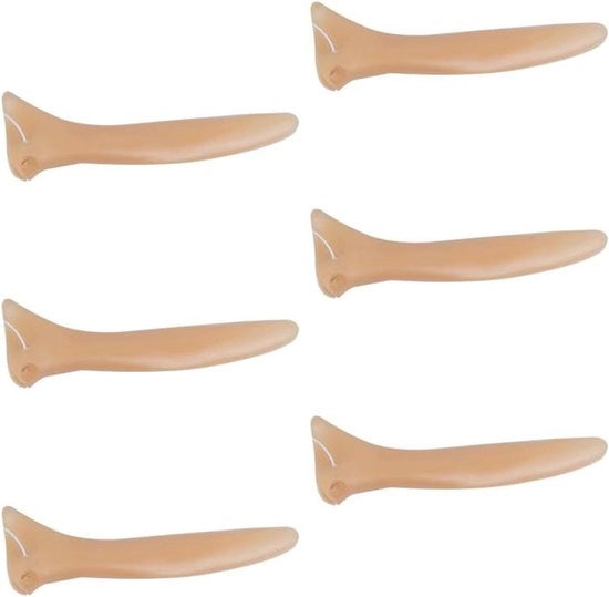 Set di 6 pezzi di decorazioni per naso per maschere e cosplay - 16x4cm