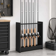 Supporto per stecche da biliardo Legno ingegnerizzato Nero 3429708