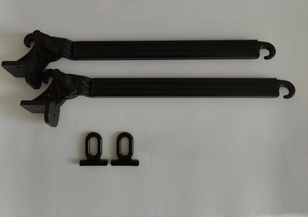 Braccetti per Tende da Sole in Alluminio 50 cm Coppia Kit con Occhioli Vari Colori