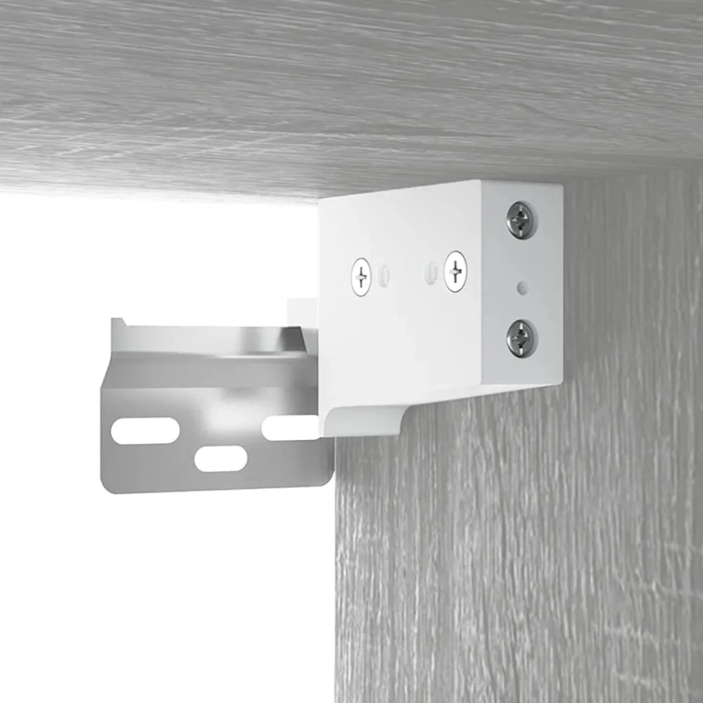Mobile TV multimediale scaffale TV credenza mobile TV sala da pranzo soggiorno camera da letto 4 pezzi Sonoma 80 x 30 x 30 cm legno ingegnerizzato grigio 02_0028768