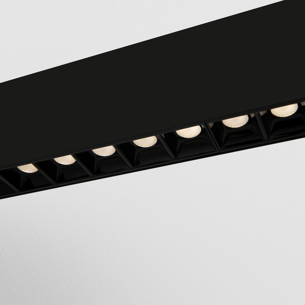 Maytoni Points lampada sospesa LED 40W nera 106cm 4000K