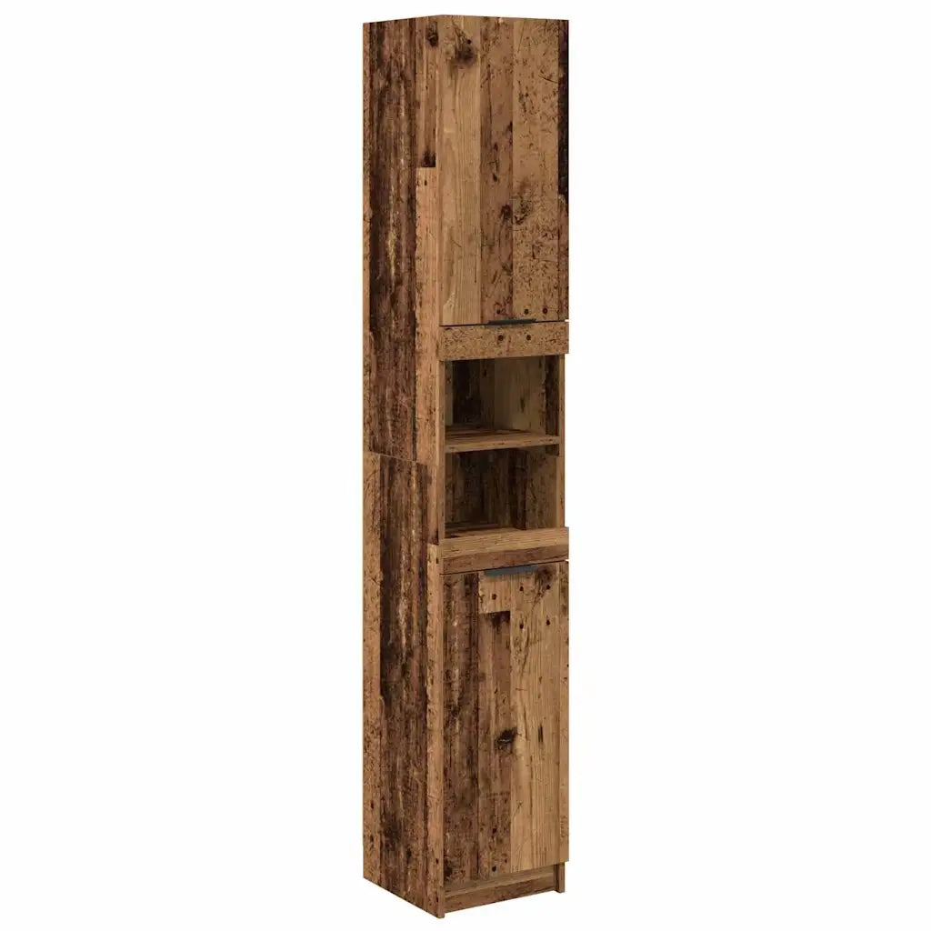 Set di Armadi da Bagno 3 pcs Legno vecchio Legno multistrato 3415656