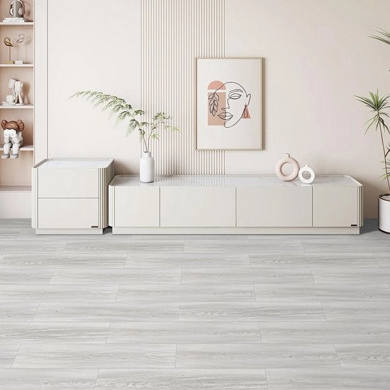 Pavimento in vinile con aspetto in legno - autofinendo - impermeabile - resistente ai graffi - piastrelle per pavimento - 15 x 90 cm - 10 pezzi - rivestimento per pavimento