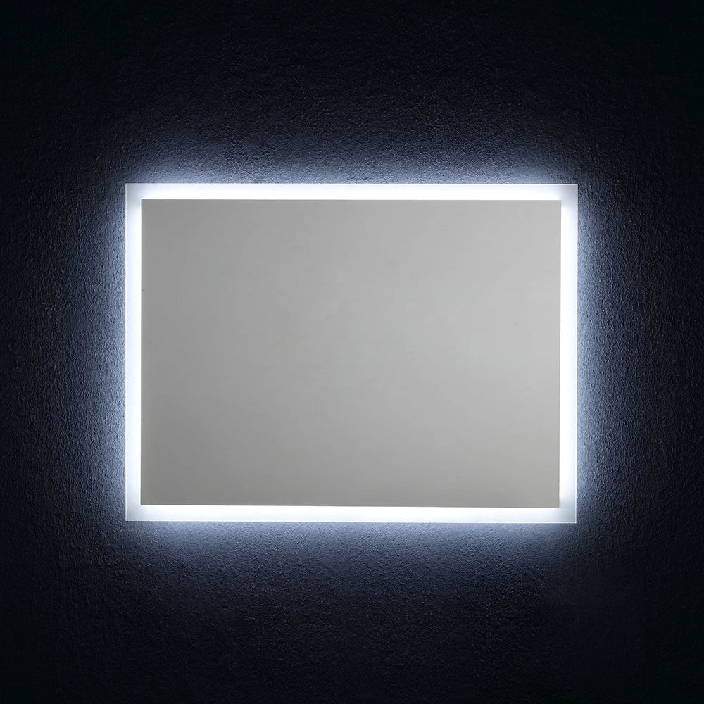Specchio retroilluminato 80x60 cm reversibile