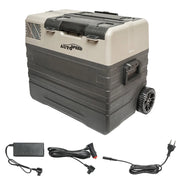 Frigorifero da auto con compressore e ruote tipo trolley 52L 12-24-220V 60W