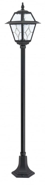 Lampione da esterno retrò 160cm E27 nero IP43 SU-MA