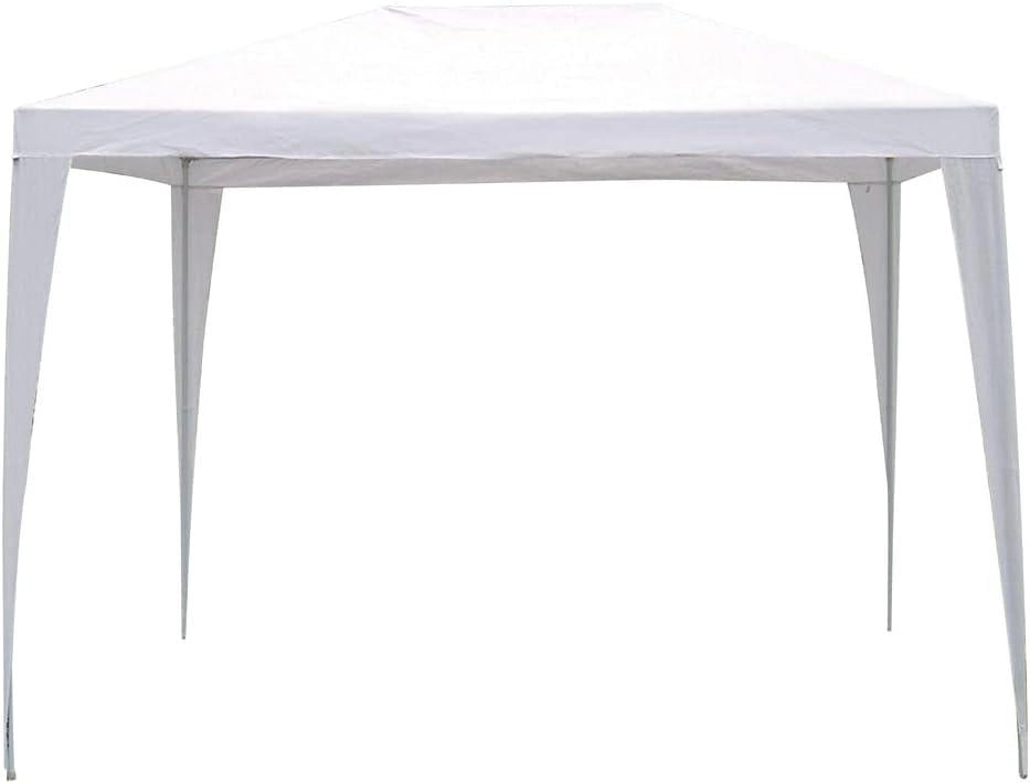 Gazebo da Giadino Bianco in Polietilene e Metallo 2 x 3 e 3 x 3 Verdelook Formato: 3 x 3 m