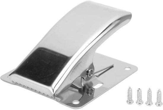 ONF3 - Pannello di pulizia della rete da pesca - Viti da pesca in acciaio inossidabile - Presa robusta - Colore argento - Strumento da pesca per pescatori - Ideale per pescatori - Viti per filettatura da pesca
