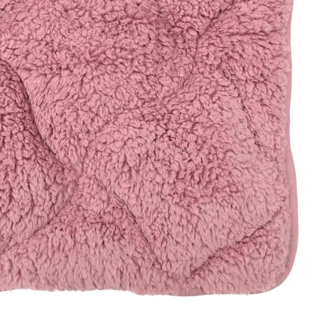 Duvet Invernale Rosa 200 x 200 cm Microfibra e Fleece Teddy 42026340