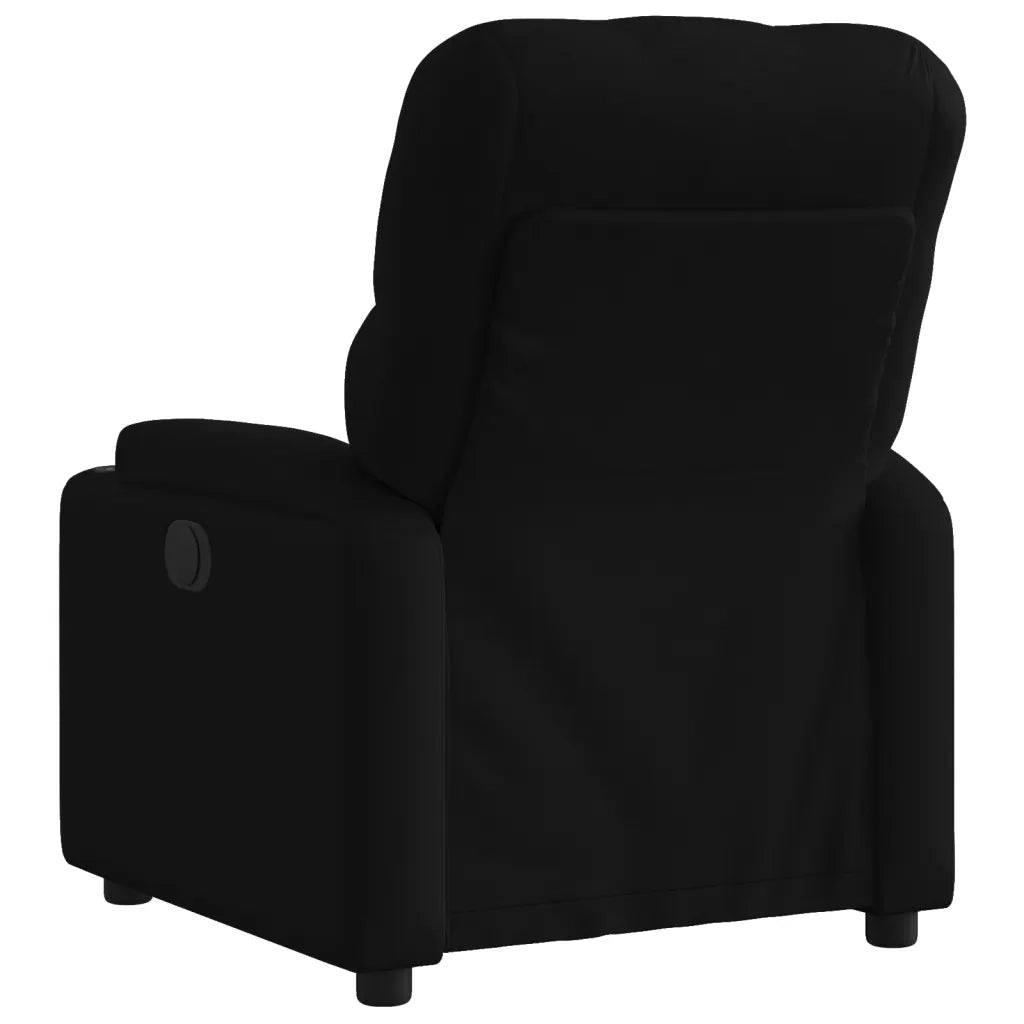 Divano Sedia-Poltrona Reclinabile in Tessuto Nero 108377