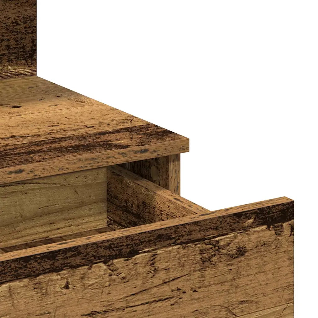 Tavolo da Trucco con cassetto Legno vecchio 100 x 40 x 130 cm 868850