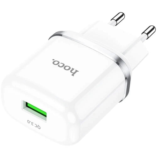 HOCO N3 - CARICABATTERIE DA RETE QC3.0 - 1*USB-A - BIANCO