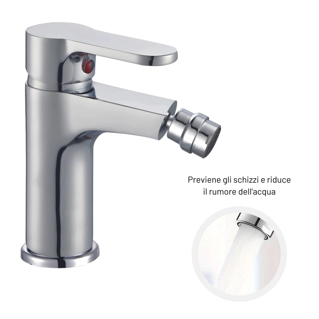Miscelatore rubinetto bidet cromato bagno casa *** confezione 1
