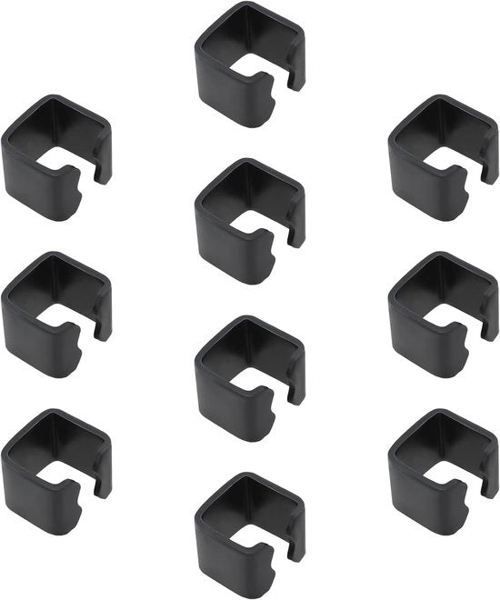 Riserva per Autovetture - Jack di Trasporto Accessorio - Blocco di Frizione - Connettore Pompa a Manovella - Accessori di Riserva per Jack di Trasporto Orizzontale - Adatto per Jack di Trasporto Idraulici - Nero 10 pezzi 2T.