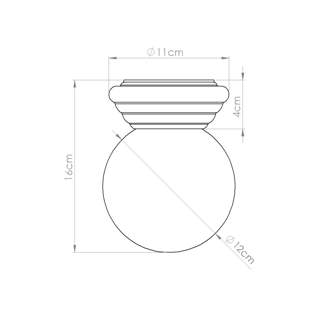 Lampada da soffitto ZORI giallo IP44