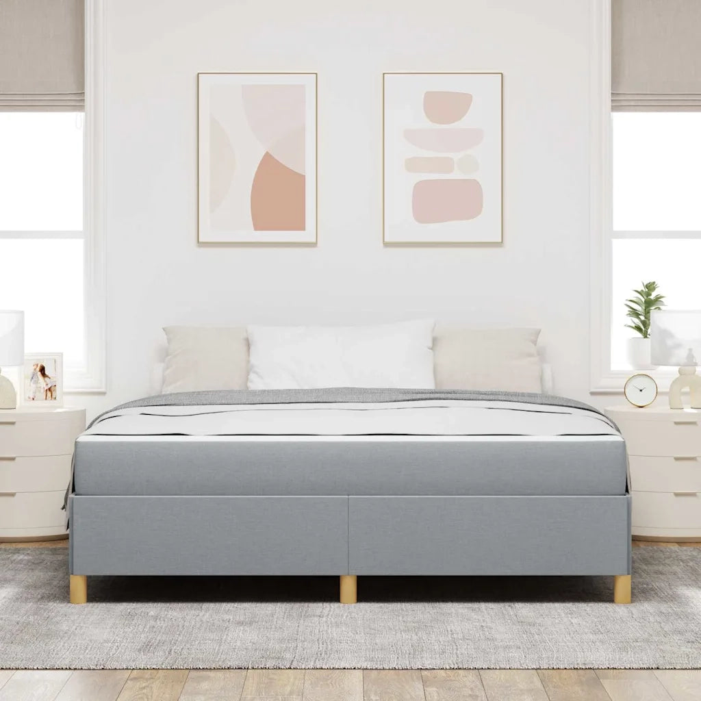 Struttura del letto Grigio chiaro 180 x 200 cm Tessuto 3398955