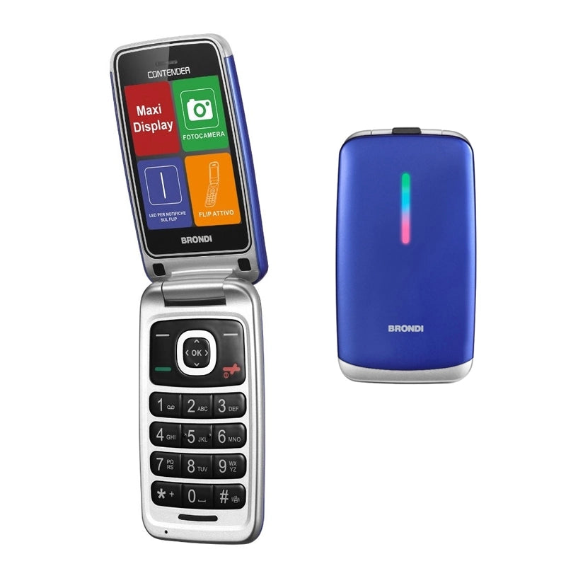 BRONDI CONTENDER (BLU) - TELEFONO CELLULARE - FOTOCAMERA