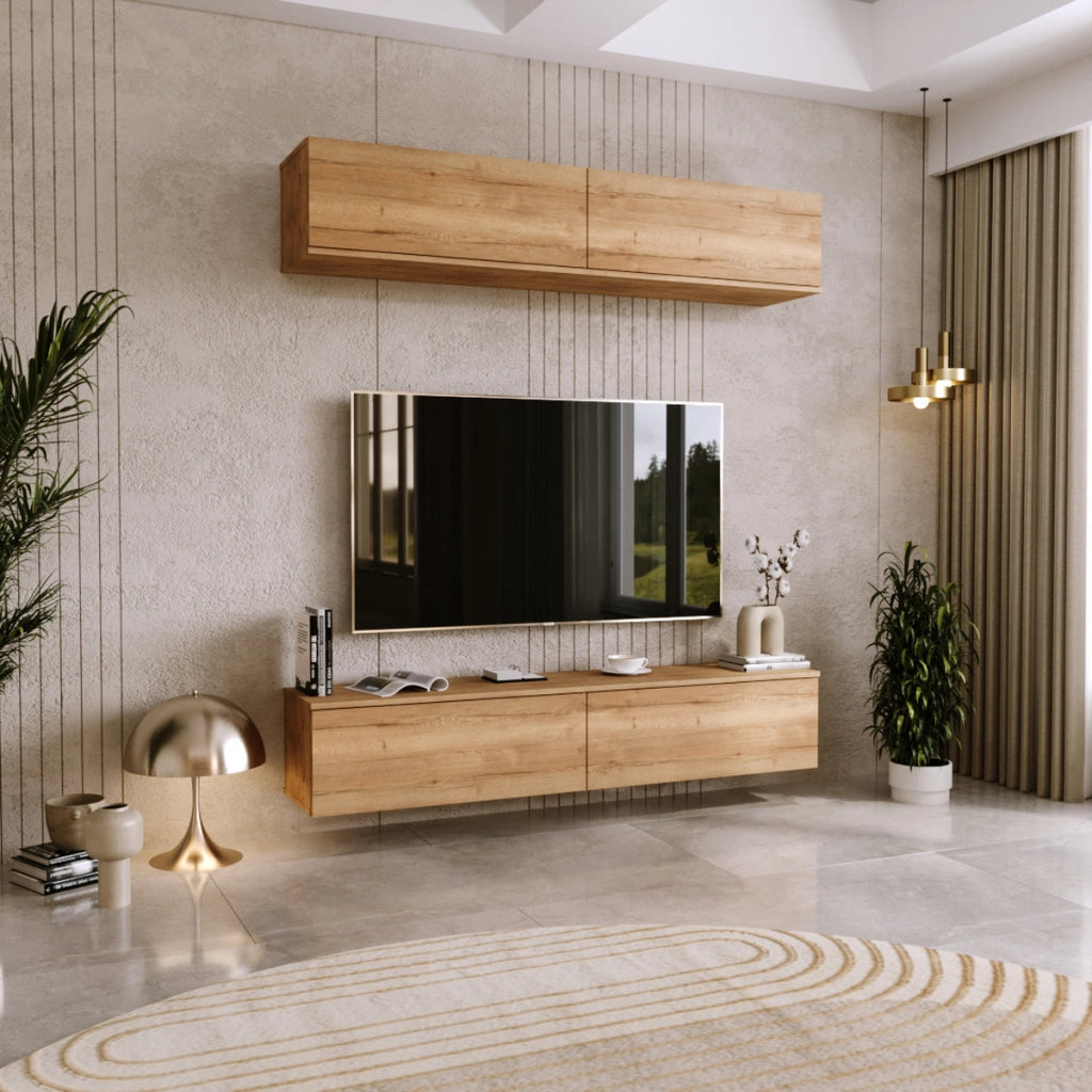 Mobile TV Sospeso Nicole 80 cm Rovere Craft