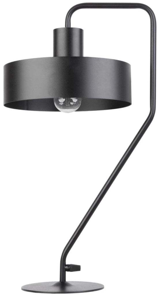 Lampada da tavolo nera loft Vasco E27 15W Sigma Lighting